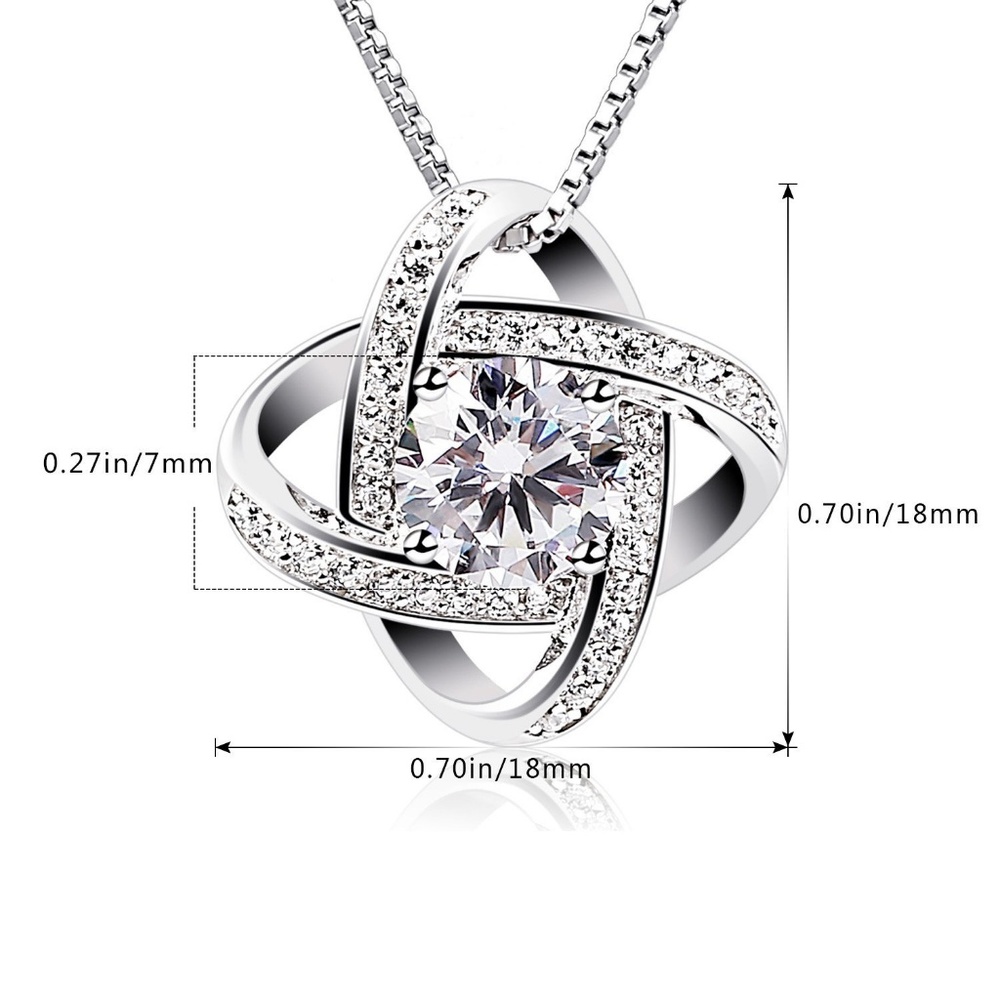 ❤️4 for $20 Sale❤️2018 Best Seller Silver Necklace - Picture 4 of 4